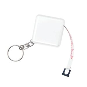 Chaveiro Fita Métrica Branca