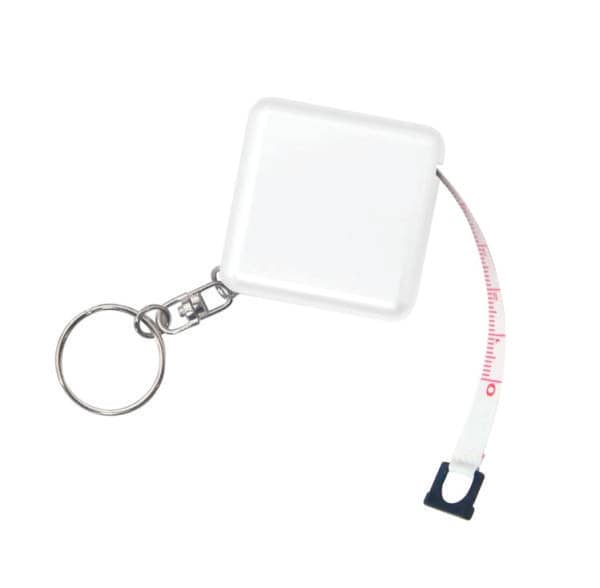 Chaveiro Fita Métrica Branca