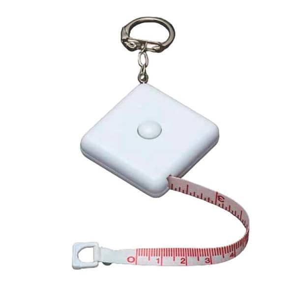 Chaveiro Fita Métrica Branca