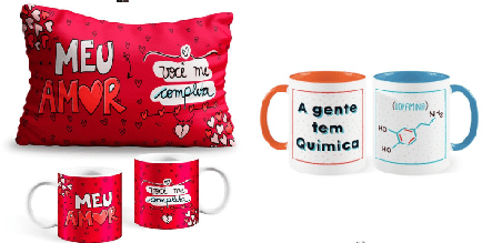 kit caneca dia dos namorados