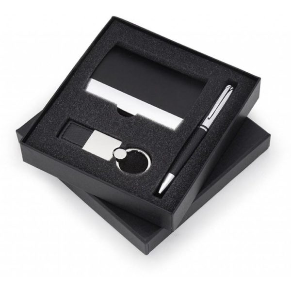 kit caneta com chaveiro