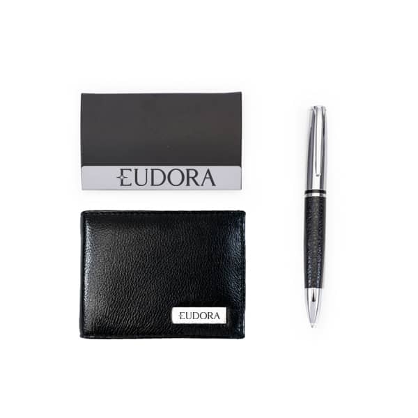 Kit Caneta Porta Cartão e Carteira Personalizado