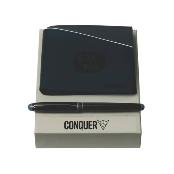 Kit Carteira e Caneta Personalizado