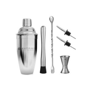 Kit Cocktail com 6 Pçs em Aço Inoxidável Personalizado