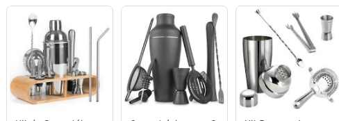 kit coqueteleira inox