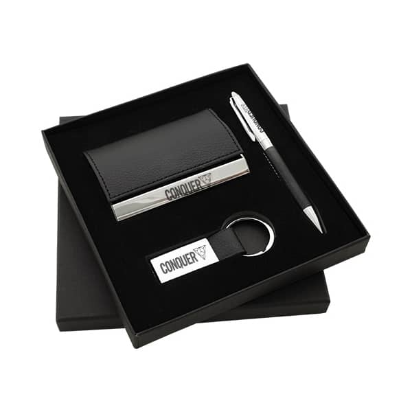 Kit Escritório Caneta e Porta Cartão Personalizado