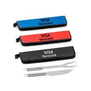 Kit Garfo e Faca para Churrasco Personalizado
