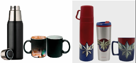 kit garrafa térmica e caneca