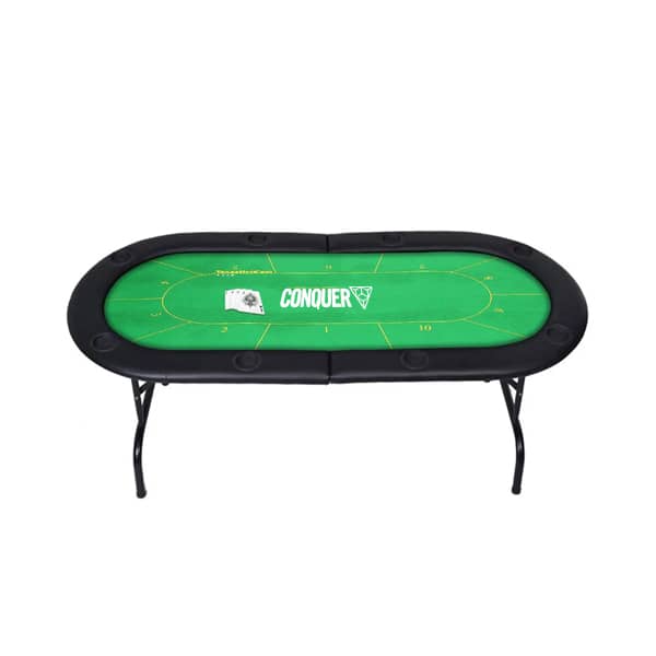 Mesa de Poker para 10 Pessoas Tecido Personalizada
