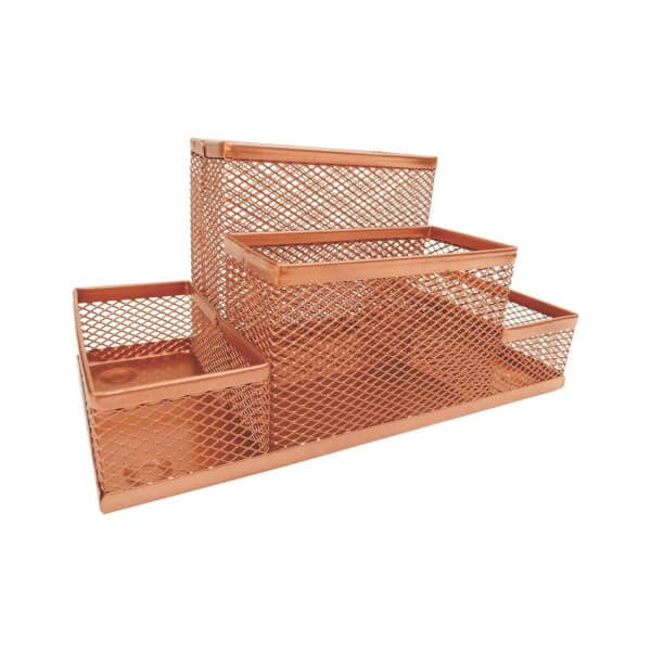 Organizador de Mesa Rose Gold Personalizado