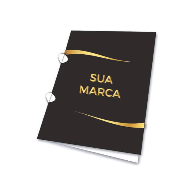 Pasta com Aba Papel Couchê Personalizada