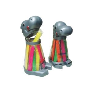 Porta-Abaixador de Língua Tic-Tong Hipopótamo