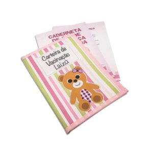 Porta Caderno de Vacina Personalizado