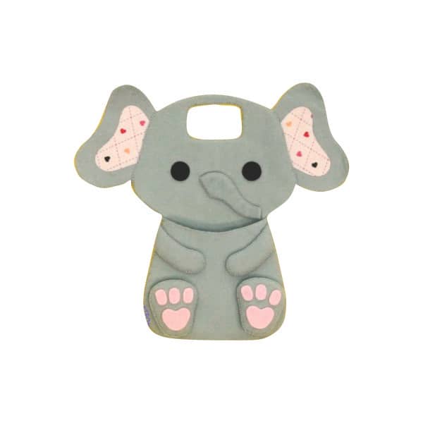 Porta Carregador de Celular em Feltro com Molde