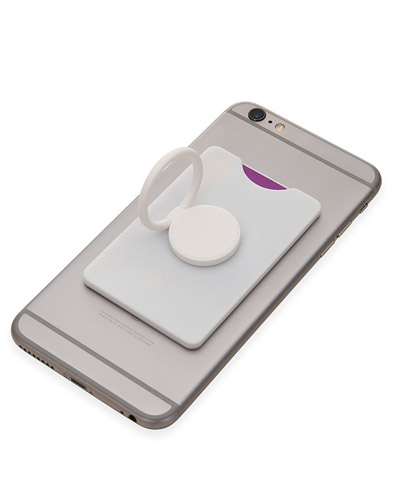Porta cartão para celular personalizado com suporte