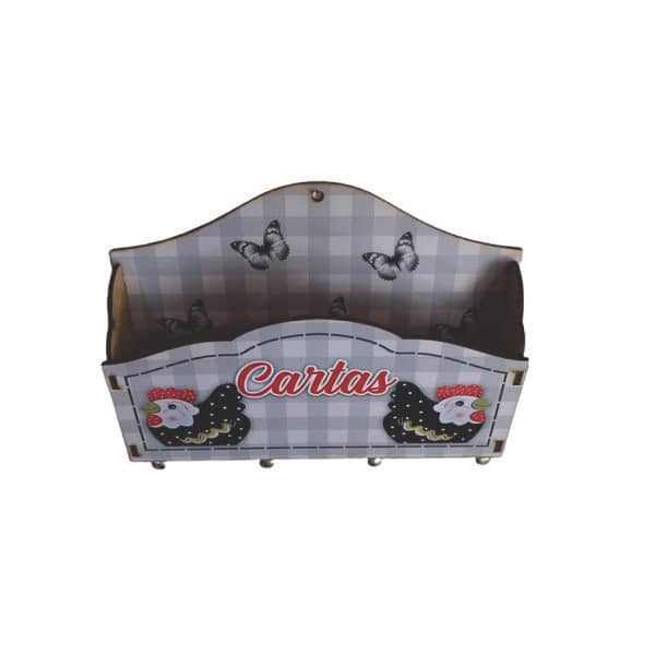 Porta Cartas MDF Decorado Personalizado