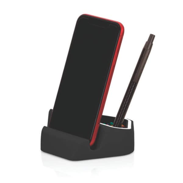 Porta Celular de Mesa em Couro Personalizado Preço