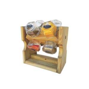 Porta Condimentos de Madeira Personalizado