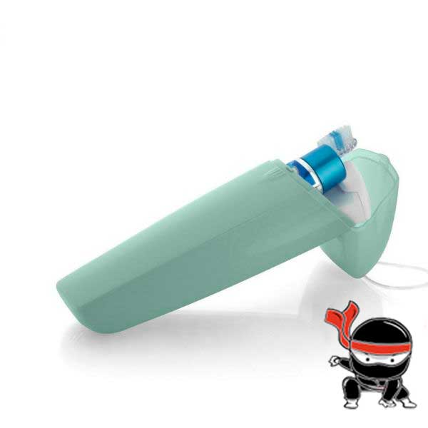 Porta escova e pasta de dente